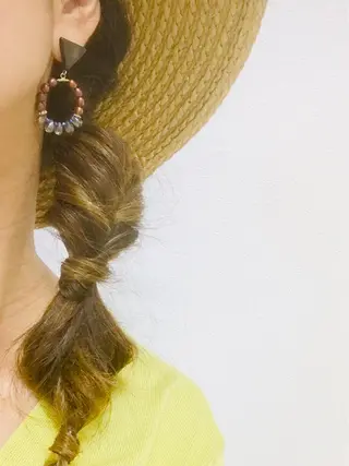 カラー ママ美容師 ＊ヒマワリのヘアスタイル