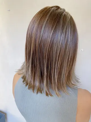 ミディアム カラー LA KING GINZA TOKYO所属・🧡ショートの達人 🧡SHOのヘアスタイル