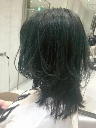 ミディアム カラー 新規限定カット無料 クーポン有り【桂口】のヘアスタイル