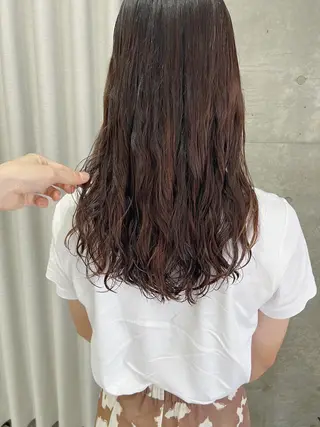 ロング パーマ ボブパーマコテ巻き風 パーマNo1深江秀平のヘアスタイル