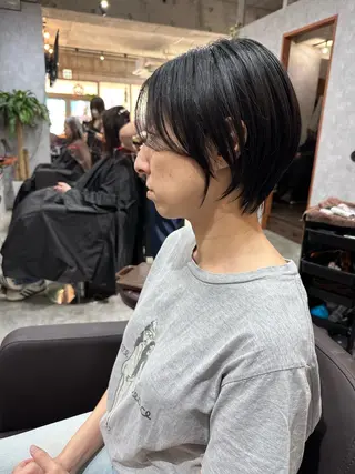 ショート C’LD hair  produce /シールドヘア所属・モテ髪/ボブ/ショー ト/アダチフウトのヘアスタイル