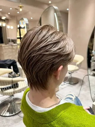 ショート カラー メンズ fifth JINGUMAE所属・波巻きスパイラルパー マ/シャドウパーマ駿のヘアスタイル