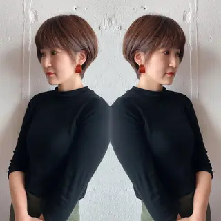 ショート あらき ちさとのヘアスタイル