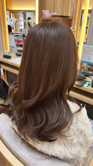 ロング 韓国ヘア sasugaのヘアスタイル