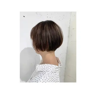 ショート カラー 千葉駅徒歩1分✂︎ 宮内のヘアスタイル