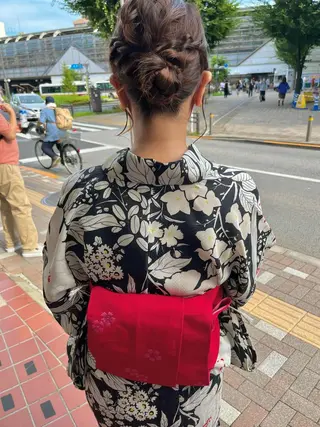 セミロング ウスイマイコ カット/ケアカラーのヘアスタイル