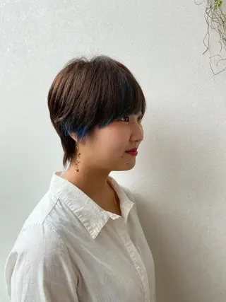 ショート カラー ベリショディレクター 小野 健太郎のヘアスタイル