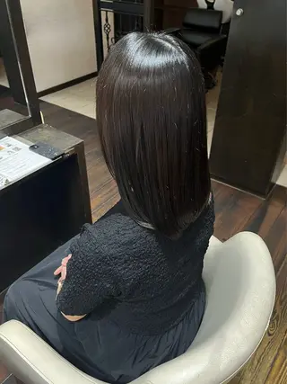 セミロング 小林蕗湖🌼/ カット/カラーモデルのヘアスタイル