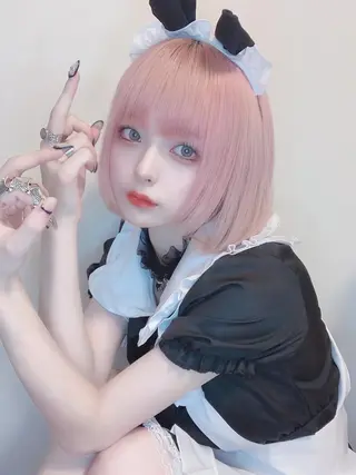 ミディアム カラー Selenehair 三条本店のヘアスタイル