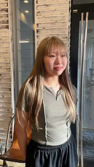 カラー アイブロウリフト パーマモデル/はなのヘアスタイル