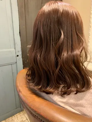 ミディアム カラー 小沼采唯👧🏼 海好きオヌちゃんのヘアスタイル