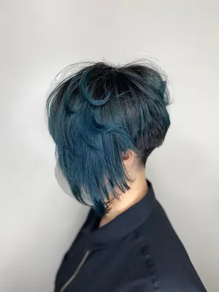 ショート カラー エリアNo.1カラー ⭐️hikaru⭐️のヘアスタイル