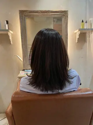 ロング 前平 友慈のヘアスタイル