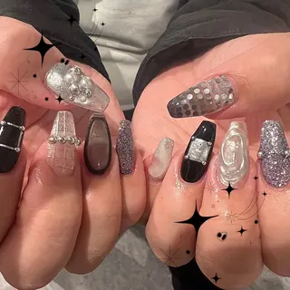 ネイル ayaka ギャルネイル🎀のネイルデザイン