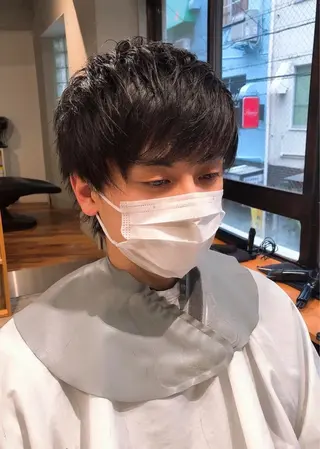 ショート Cuon所属・トクガミ マサのヘアスタイル