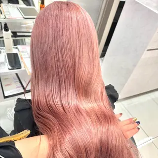 ロング カラー 🦋ミルクティーベー ジュ🦋mayukiのヘアスタイル