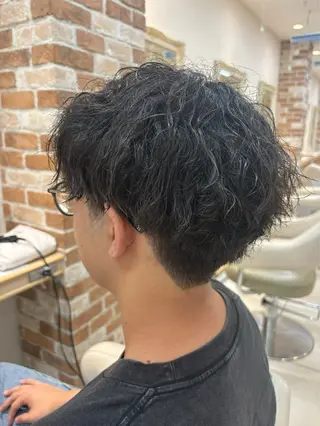 パーマ ASH 成嶋秀晟のヘアスタイル