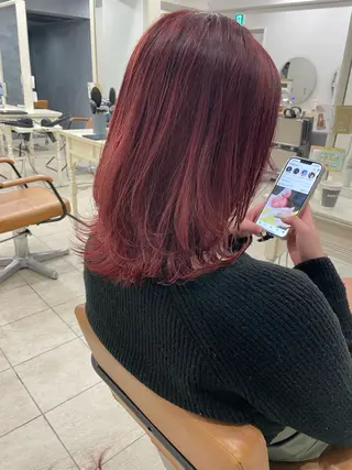 ミディアム 髪質改善/ボブ/韓国 レイヤー💫あらいのヘアスタイル