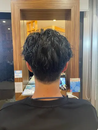 パーマ メンズ 本多 美羽のヘアスタイル