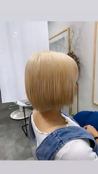 ショート 【coco.】hair所属・カジカワサキ/髪質 改善/クロスパーマのヘアスタイル