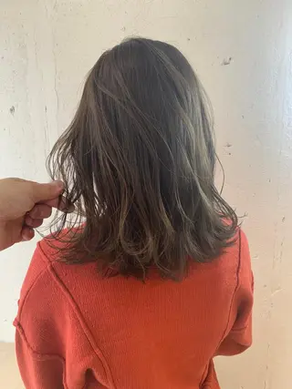 ミディアム カラー ヘアアレンジ WATARU🔥／ 外国人風ハイライトのヘアスタイル