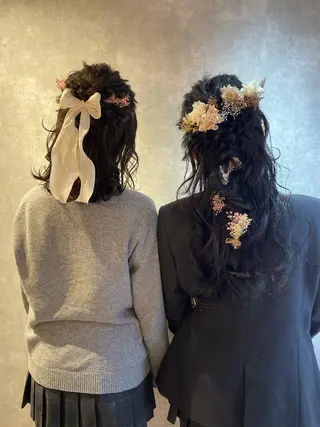 ヘアアレンジ arrow🖤 もえみのヘアスタイル