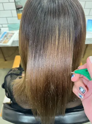 暖色/ミルクティ/ 艶髪⭐️honokaのヘアスタイル