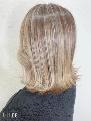 セミロング カラー ❣️モードケイズ塚口 和田一将のヘアスタイル