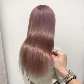 ロング カラー 🤍韓国トレンド ヘア🤍miku🤍のヘアスタイル