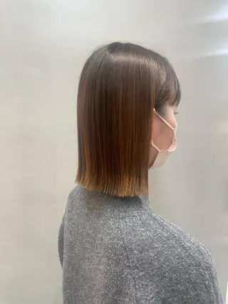 ショート Misaki /ボブ/縮毛矯正のヘアスタイル