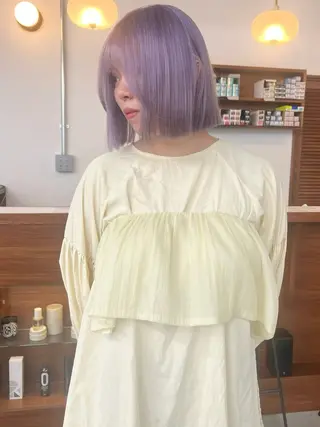 ミディアム いざわりお /梅田/ブリーチのヘアスタイル