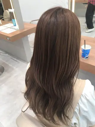 ロング カラー ヘアアレンジ 木野田 萌のヘアスタイル