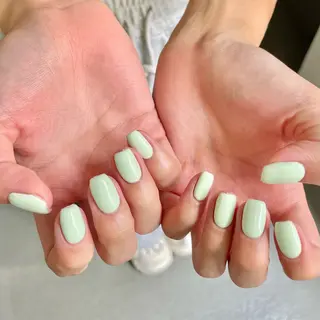 ネイル By moonネイル 🌷ワンホン/韓国風のネイルデザイン