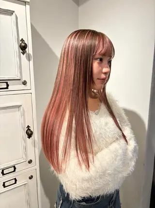 ロング レイヤーカット 韓国風/yukinoのヘアスタイル