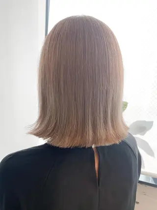 ミディアム カラー ヘアアレンジ yuka .のヘアスタイル