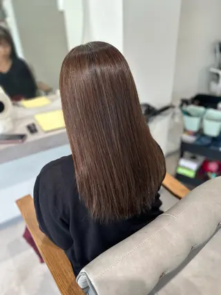 ロング カラー 白髪ぼかしハイライト 柳川拓哉のヘアスタイル