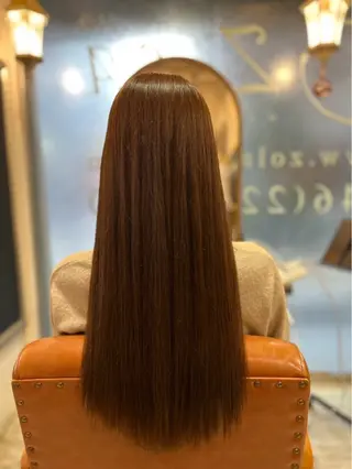 ロング 髪質改善ストレート Chiaki 🦋のヘアスタイル