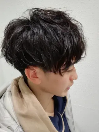 メンズ パーマ Ash 店長 木村 和人のヘアスタイル