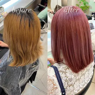 ミディアム カラー 普通の美容室じゃない ‼️/若林のヘアスタイル