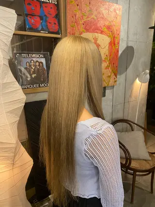 ロング 植田 瑠菜のヘアスタイル