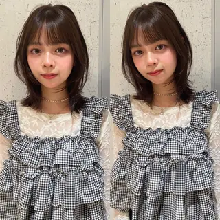 ミディアム カラー mai / linoah˚✧のヘアスタイル