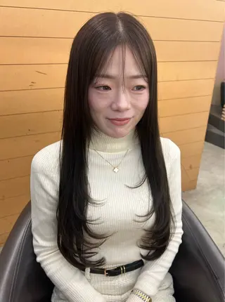 ロング 【NEWI】韓国ヘア 🇰🇷Honokaのヘアスタイル