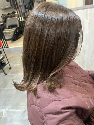 ミディアム ノンダメージサロン まつうらるなのヘアスタイル