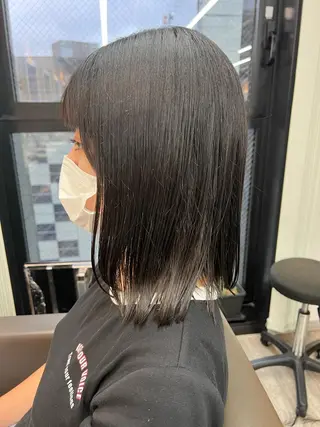 ミディアム 透明感カラー ゆうだいのヘアスタイル