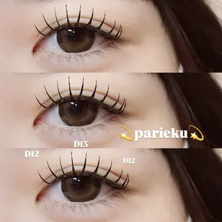 マツエク・マツパ Mell Yuuna ♡パリエク /束感のマツエク・マツパデザイン