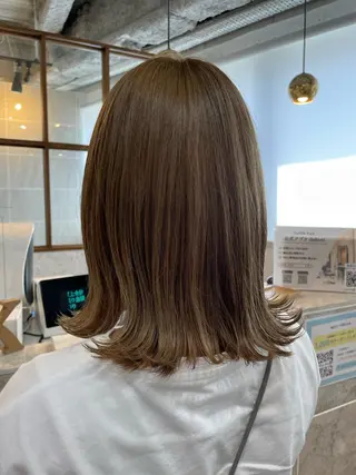 ミディアム 中山 凪沙のヘアスタイル