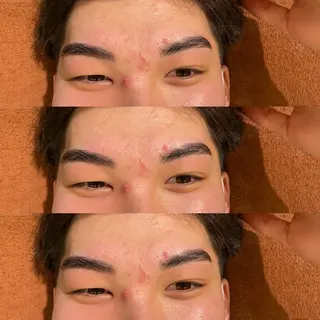 アイブロウ メンズパーマ眉毛 特化アユム🔥のヘアスタイル