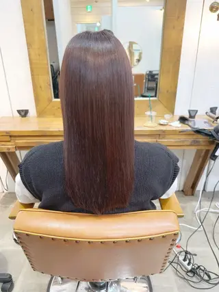 ロング カラー newline銀座所属・👑銀座ショート/ 絶壁補正/金子涼👑のヘアスタイル