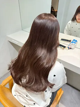 ロング カラー ayaka♡ 柔らかカラーのヘアスタイル