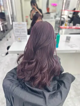 ロング カラー パーマ ヘアアレンジ メンズ キッズ ♥️韓国ヘア レイヤー♥️ゆりのヘアスタイル